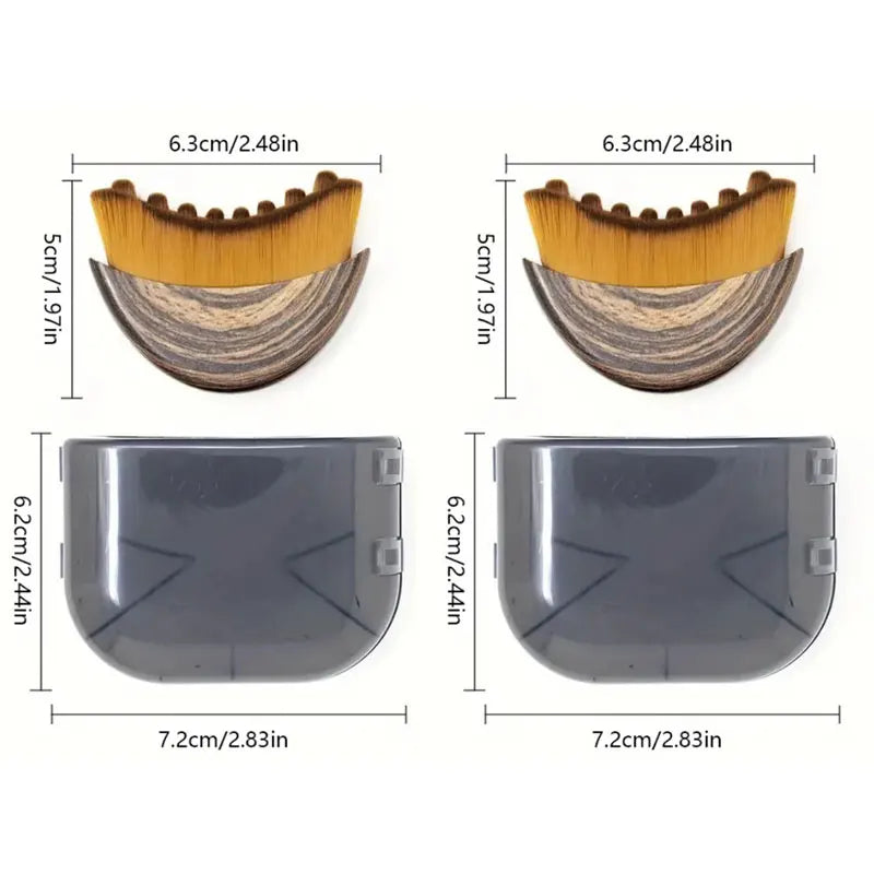 Brosse de Contour Lymphatique - Sculptage Visage & Menton
