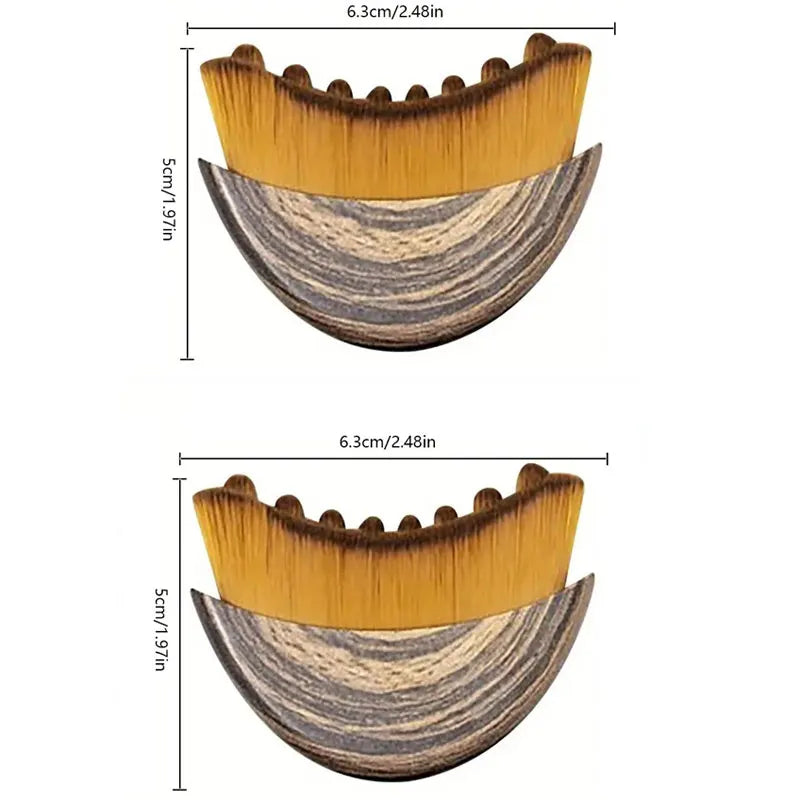 Brosse de Contour Lymphatique - Sculptage Visage & Menton
