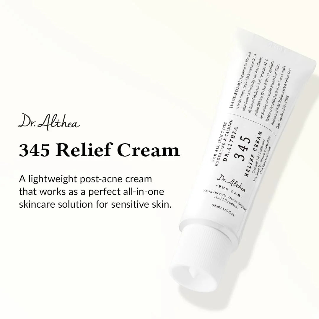 Crème Relief 345 - Solution Anti-Âge et Anti-Acné