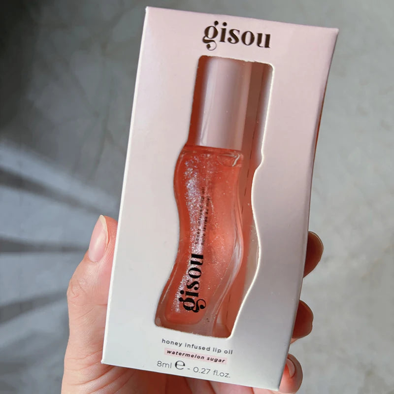 Baume à Lèvres Hydratant Gisou - Huile Gloss Repulpante